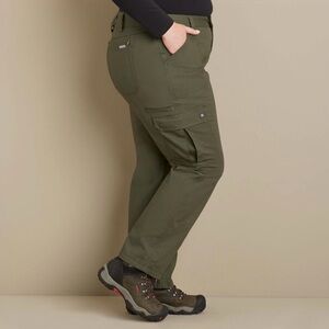 Duluth Trading Co Women's Straight Leg Jeans - Forest Green